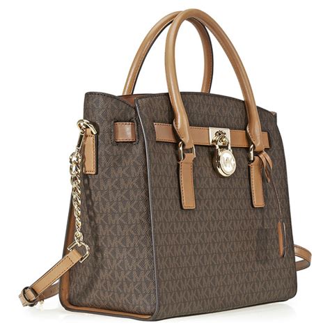 michael kors hamilton satchel large|michael kors hamilton studded bag.